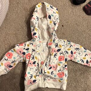 Kids Floral Hoodie with Colorful Print